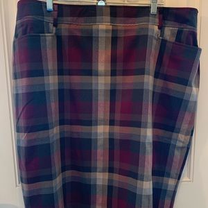 Dress Barn Plaid skirt